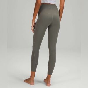 Lululemon Gray Sage HR Align Pant 25” Scalloped *RARE* 6